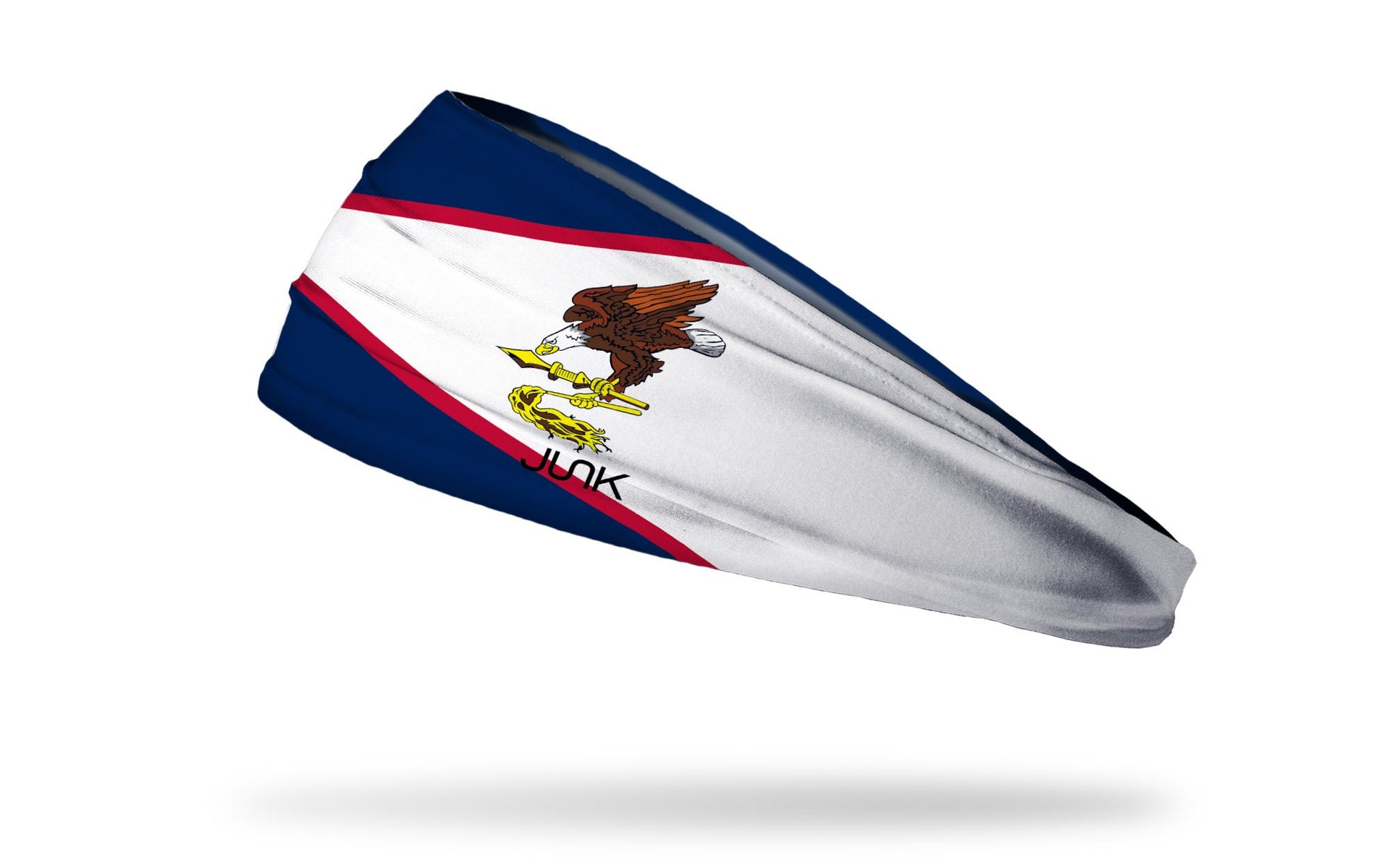 headband with traditional American Samoa flag design