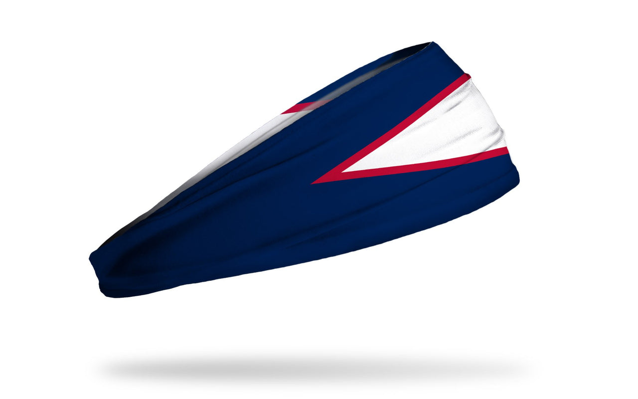 headband with traditional American Samoa flag design