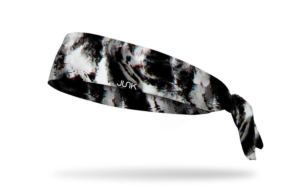 Arctic Glitch Flex Tie Headband