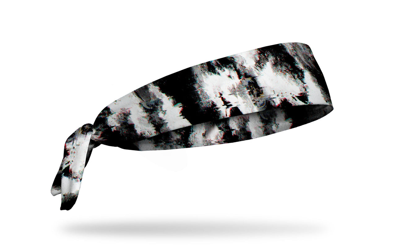 Arctic Glitch Flex Tie Headband