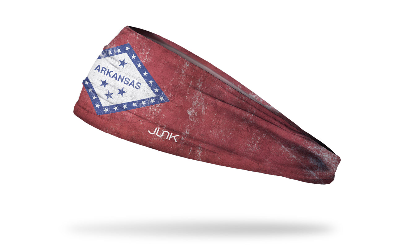 Arkansas Flag - Grunge Headband
