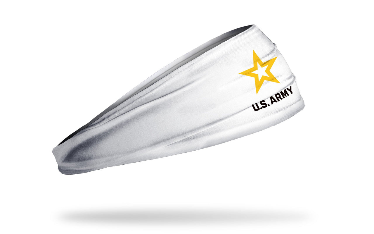 Army: Logo White Big Bang Lite Headband