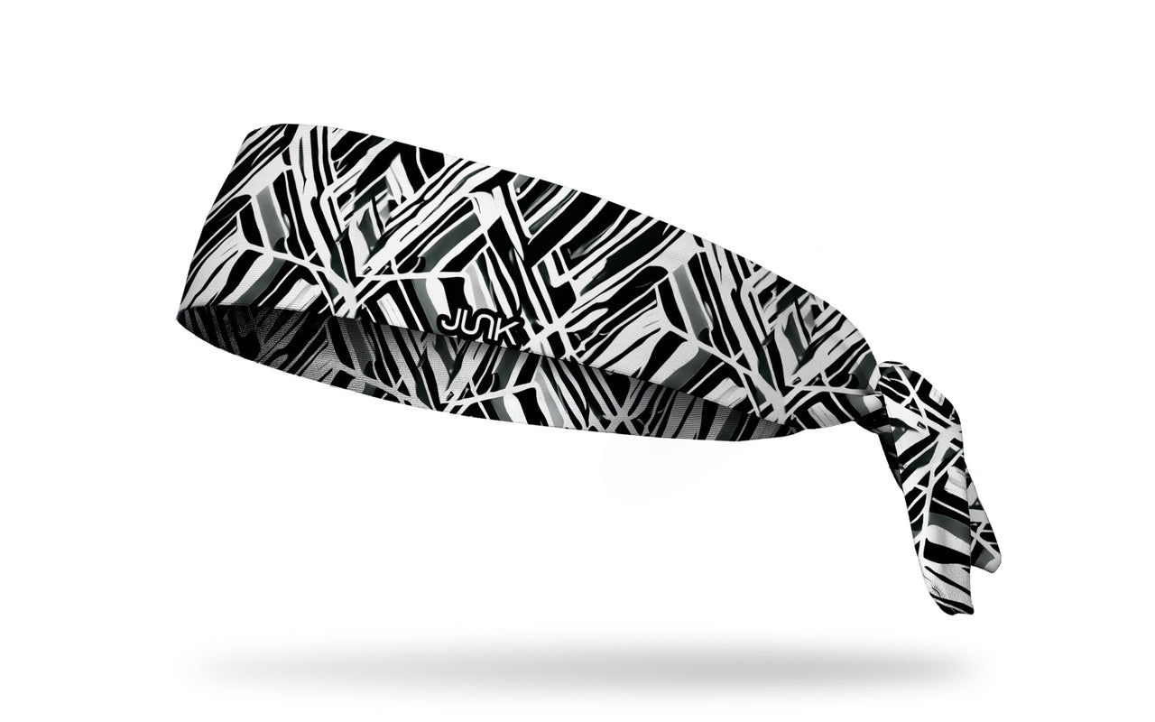 Artificial BLACK Flex Tie Headband