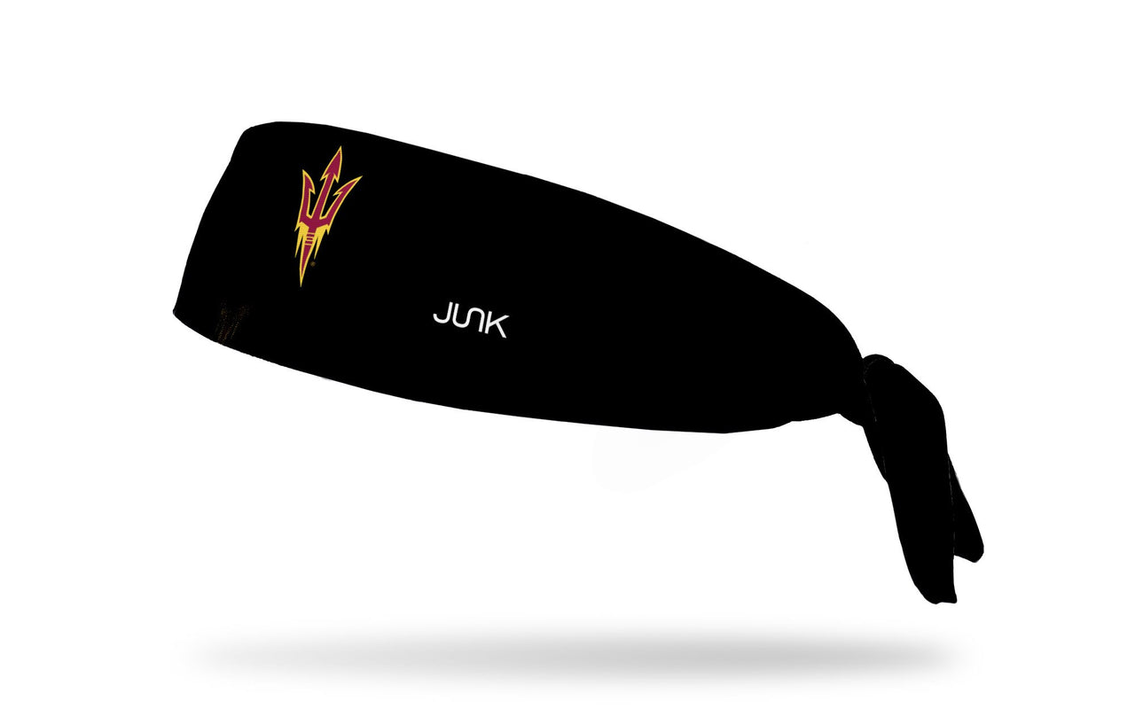 Arizona State University: Pitchfork Black Flex Tie Headband