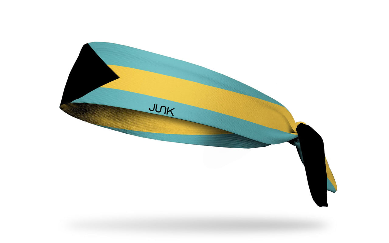 headband with traditional Bahamas flag design