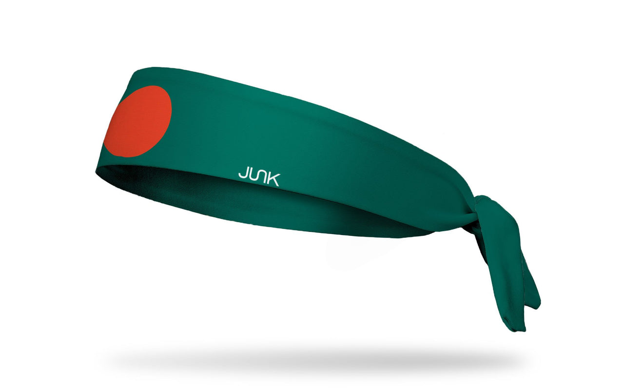 headband with traditional Bangladesh flag design