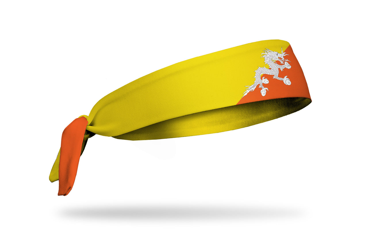 Bhutan Flag Tie Headband