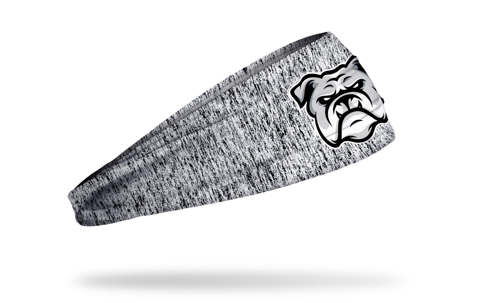 static headband with generic bulldog mascot in full color