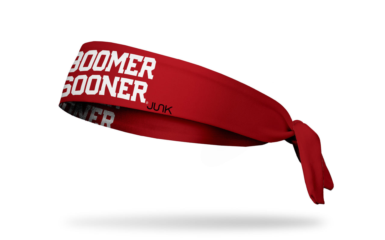 University of Oklahoma: Boomer Sooner Red Tie Headband