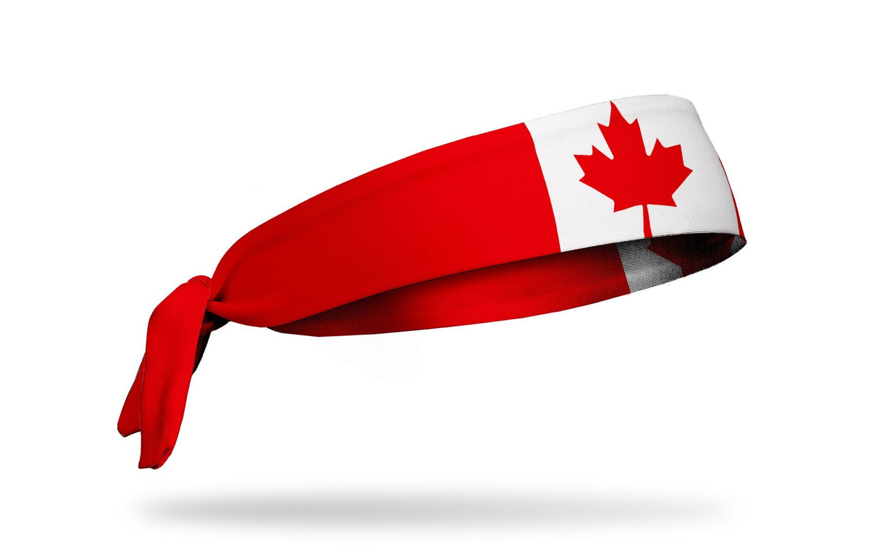 Canada Flag Tie Headband