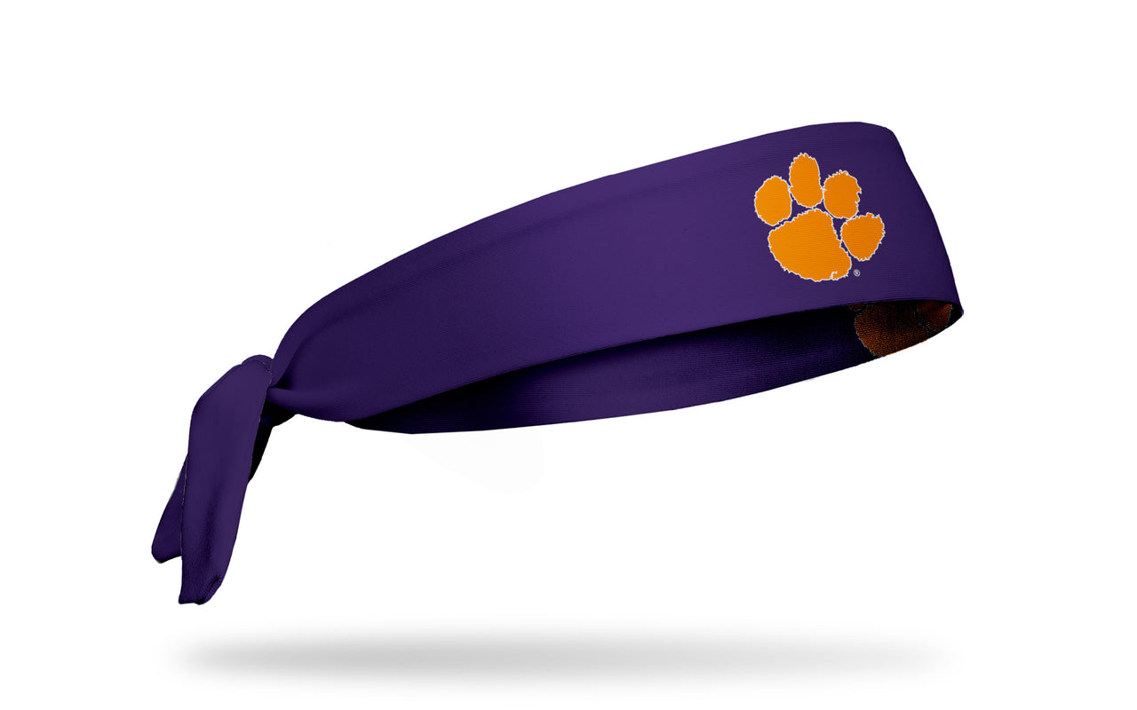 Clemson Tigers: Logo Purple Tie Headband