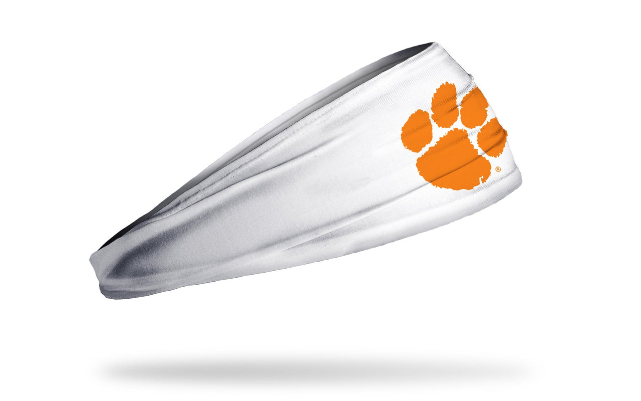 Clemson Tigers: Logo White Headband