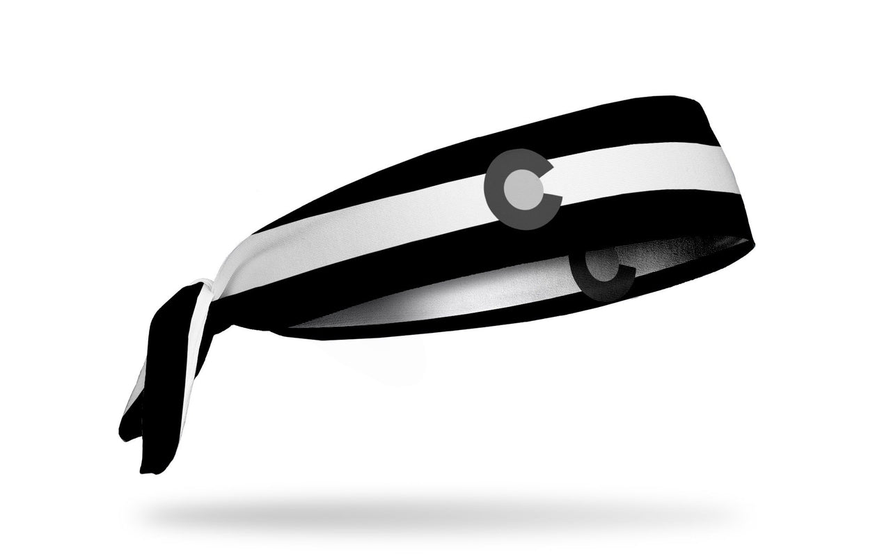 Colorado Monochrome Flag Tie Headband