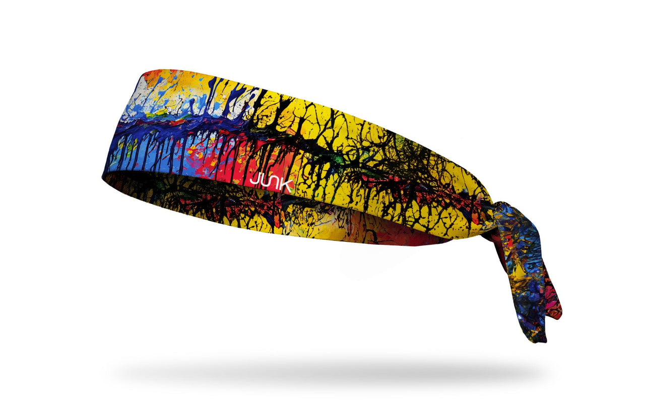 Cracked Color Flex Tie Headband