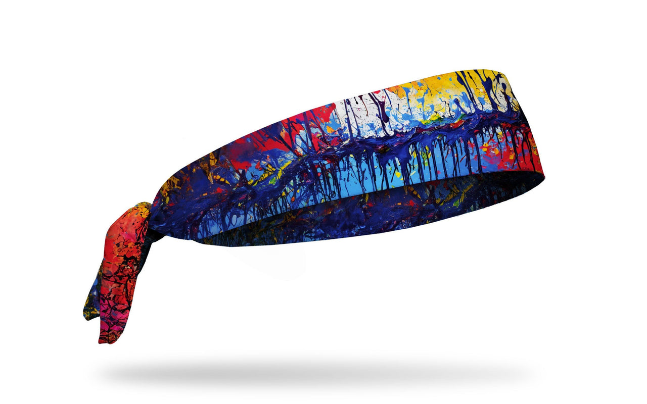 Cracked Color Flex Tie Headband