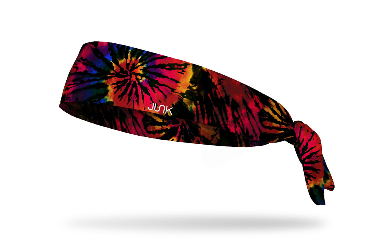 Dark Rainbow Flex Tie Headband