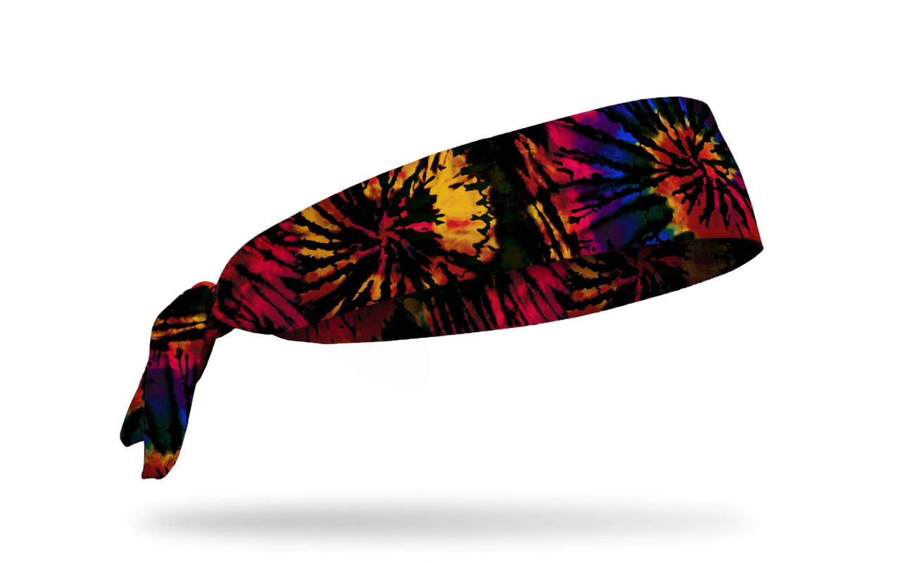 Dark Rainbow Flex Tie Headband