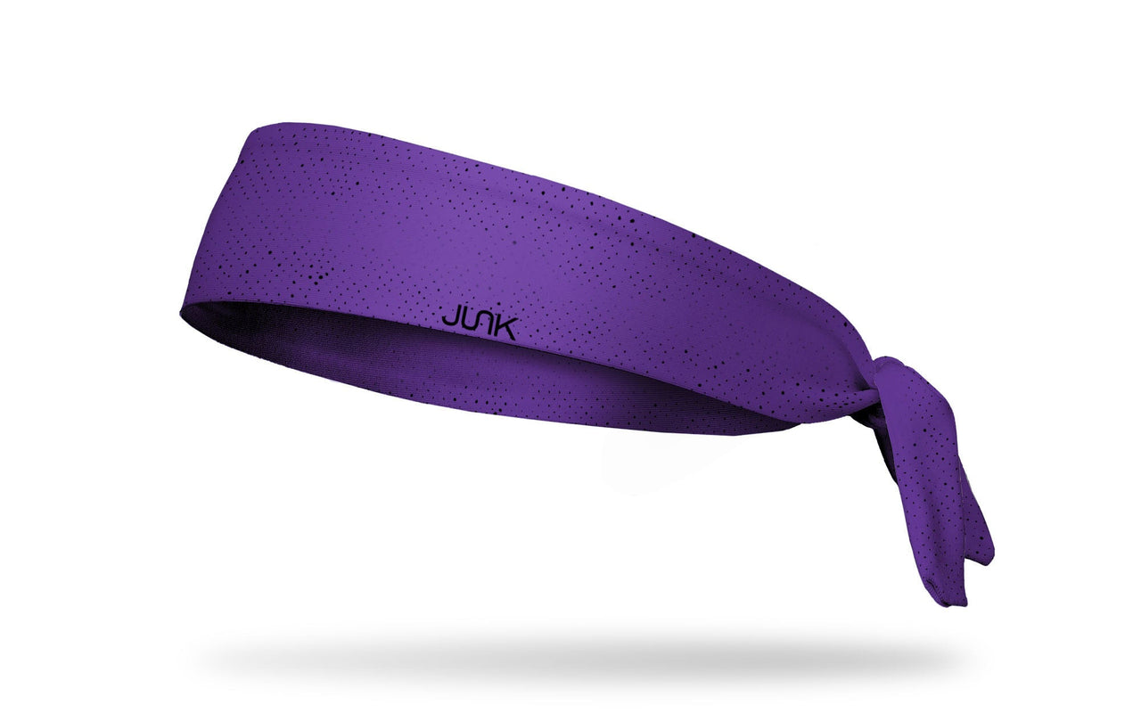 Don Purple Flex Tie Headband