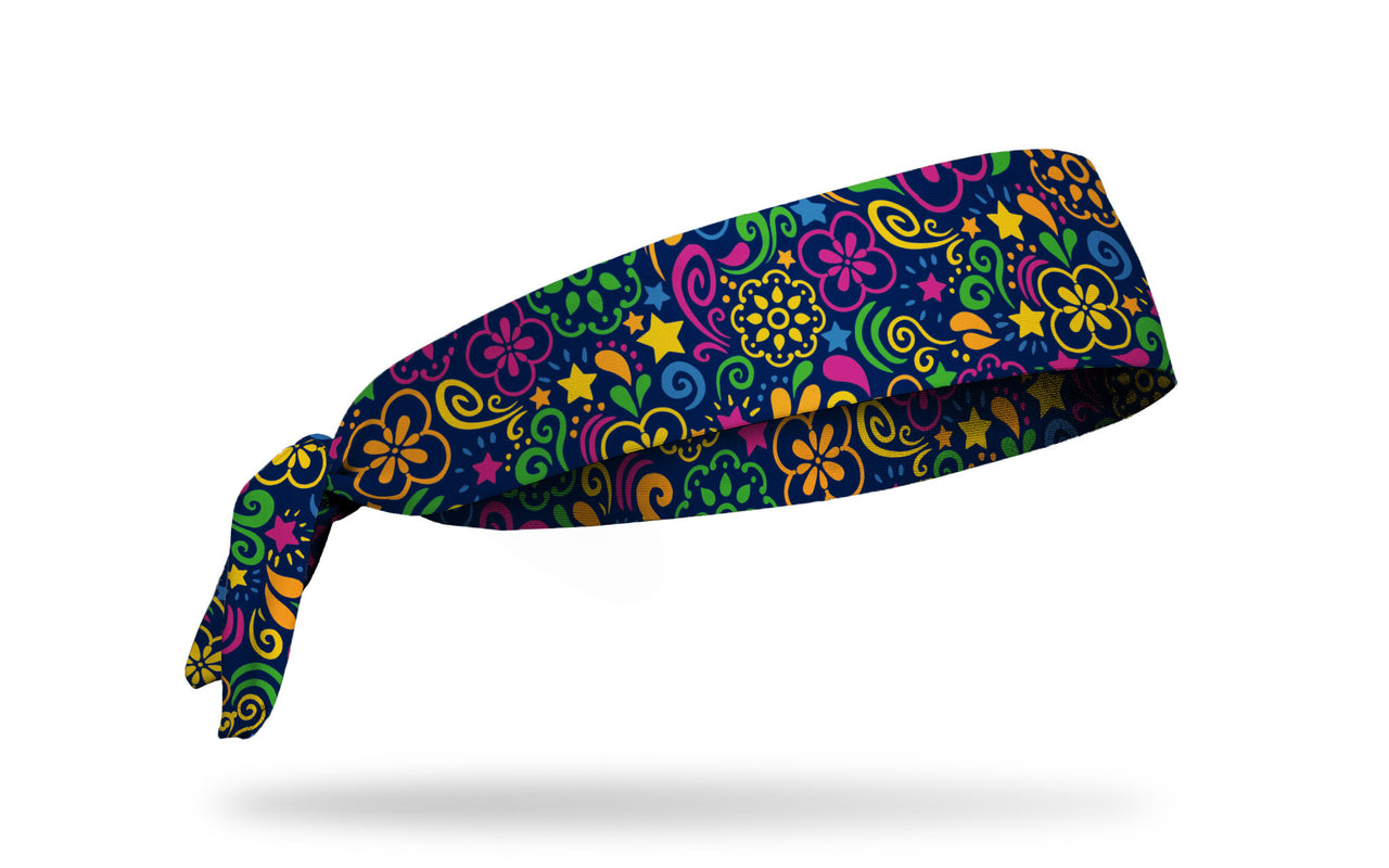Festive Flourish Tie Headband