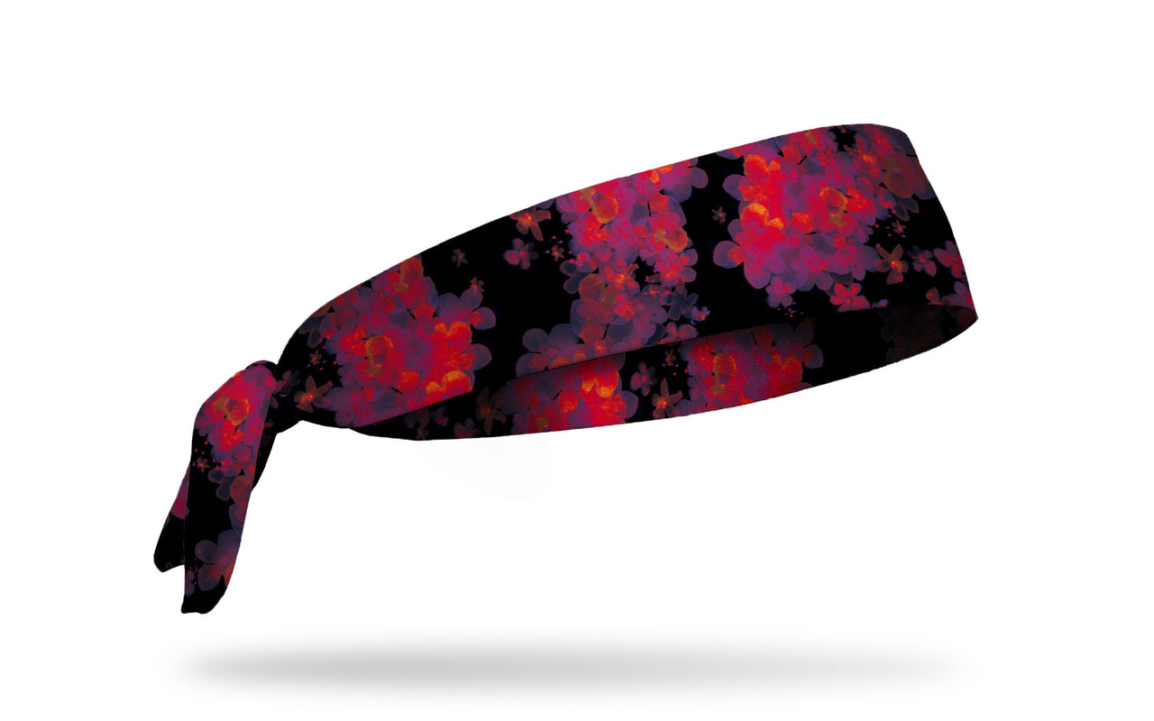 Fire Blossom Tie Headband
