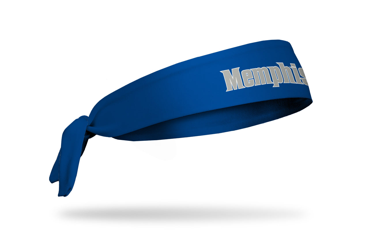 University of Memphis: Wordmark Royal Tie Headband