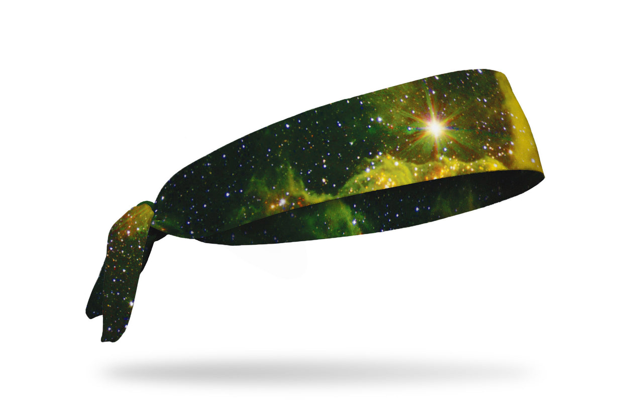 Green Nebula Tie Headband