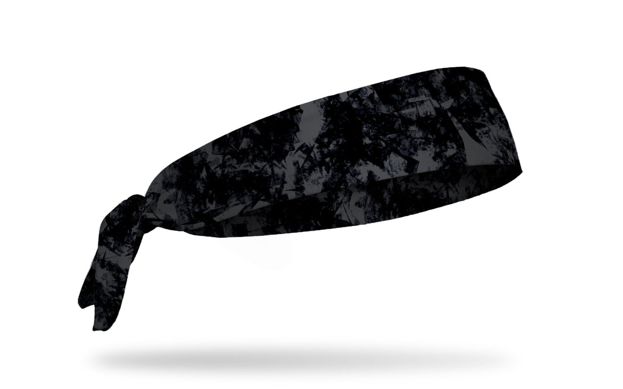 Gridiron Black Gray Flex Tie Headband