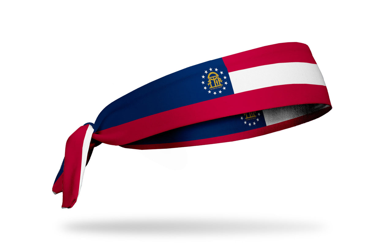 Georgia Flag Tie Headband