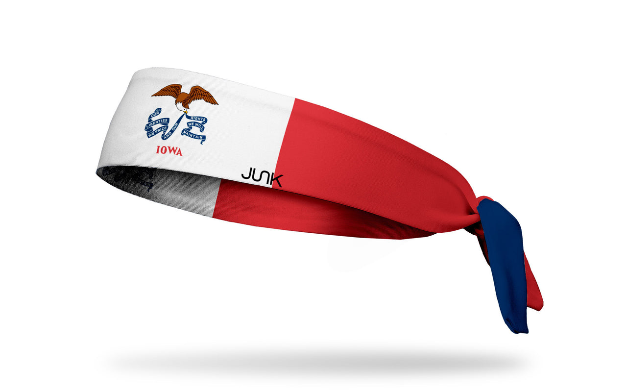 Iowa Flag Tie Headband