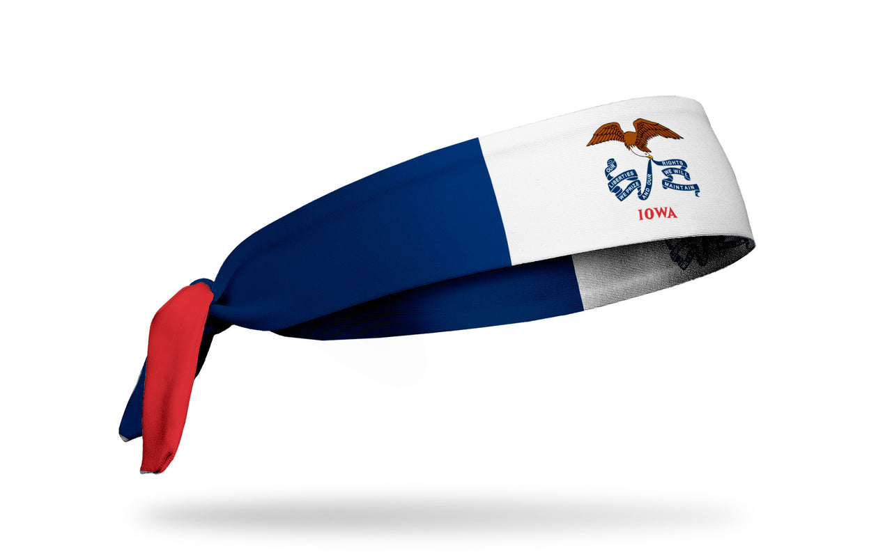 Iowa Flag Tie Headband