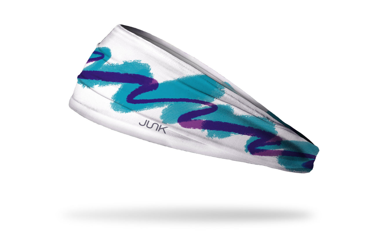 90's themed classic solo cup jazz white purple blue headband