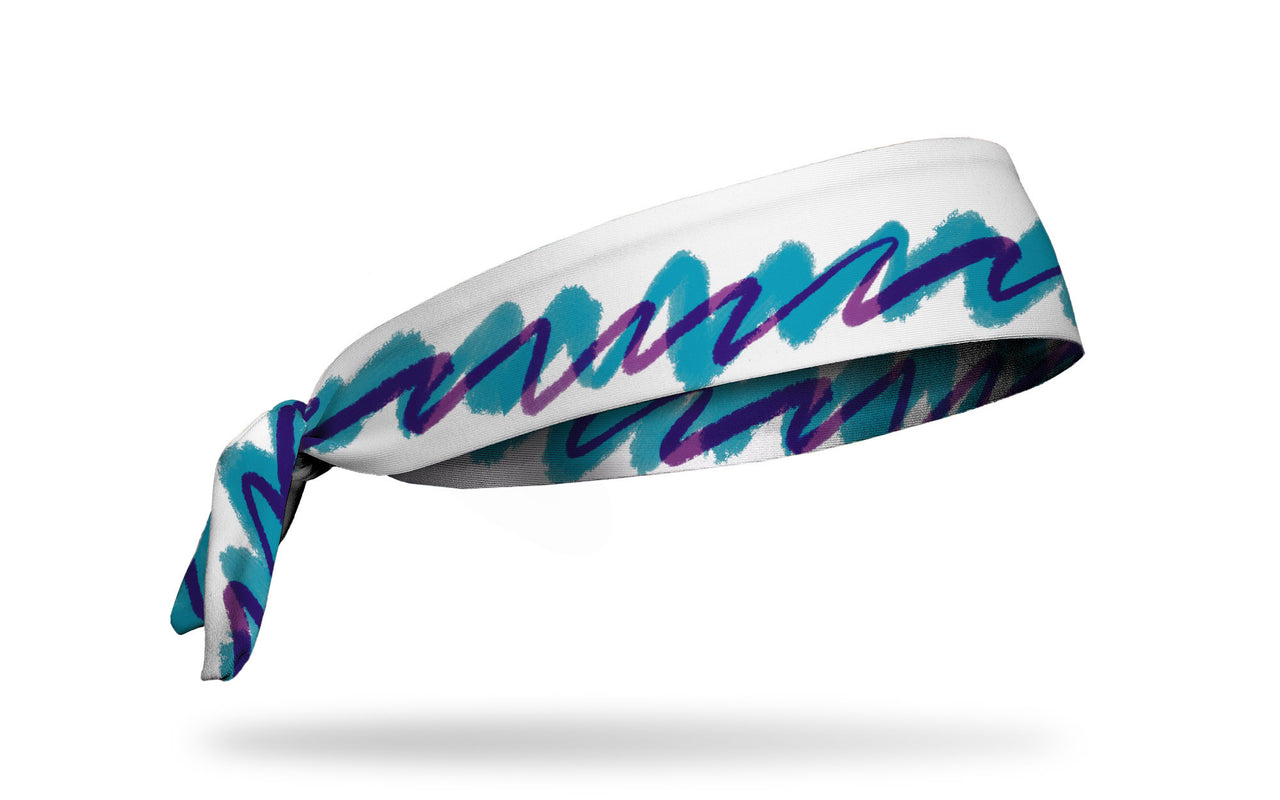 90's themed classic solo cup jazz white purple blue headband
