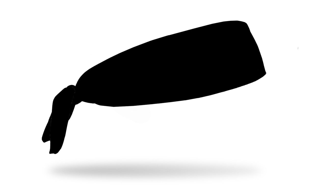 Jet Black Flex Tie Headband