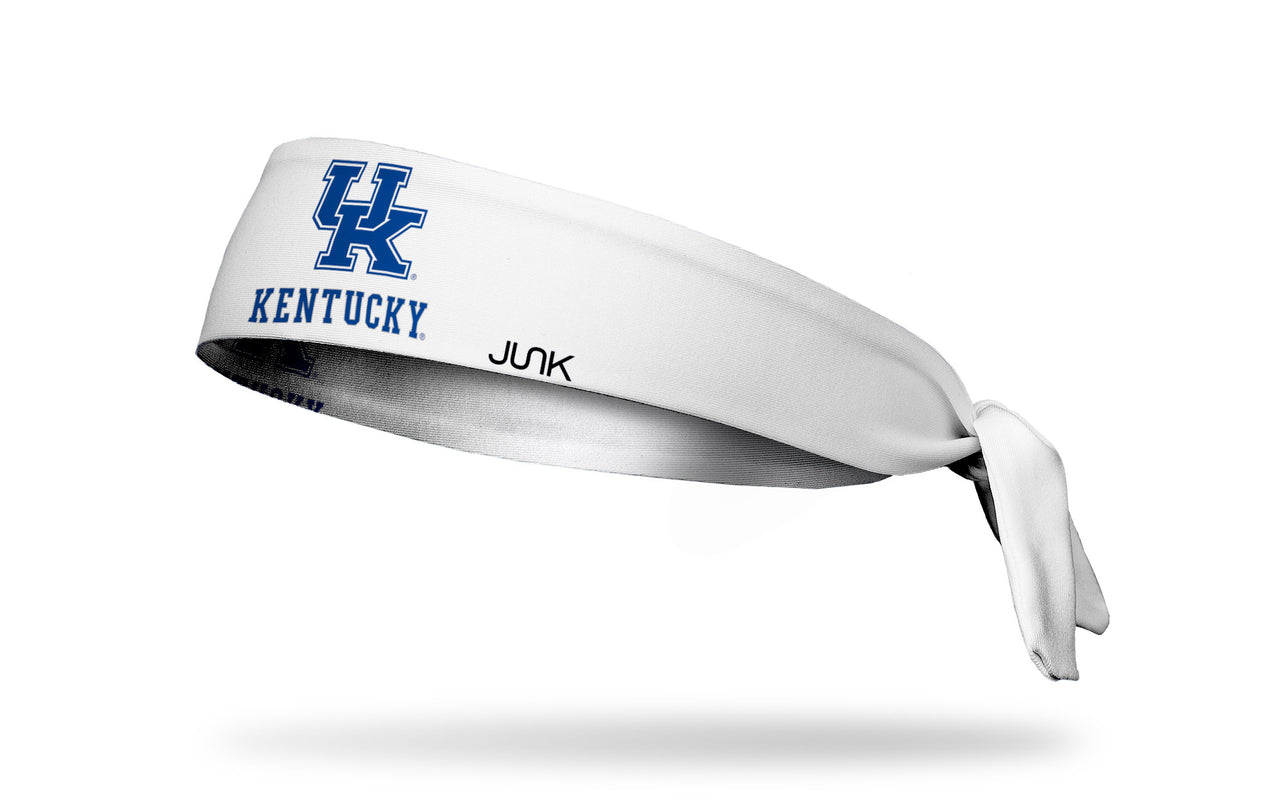 University of Kentucky: Wordmark White Tie Headband
