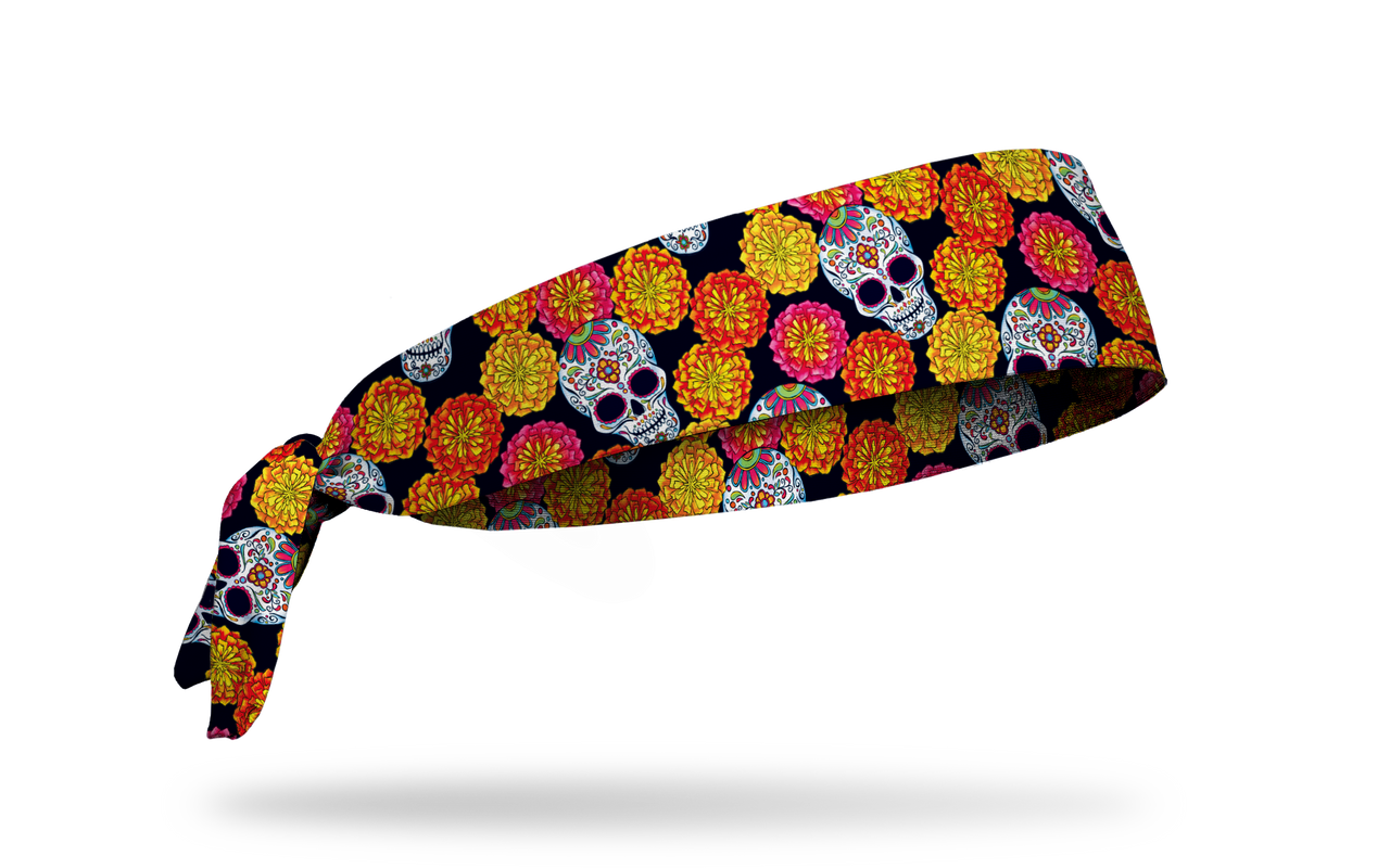Mariachi Marigolds Tie Headband