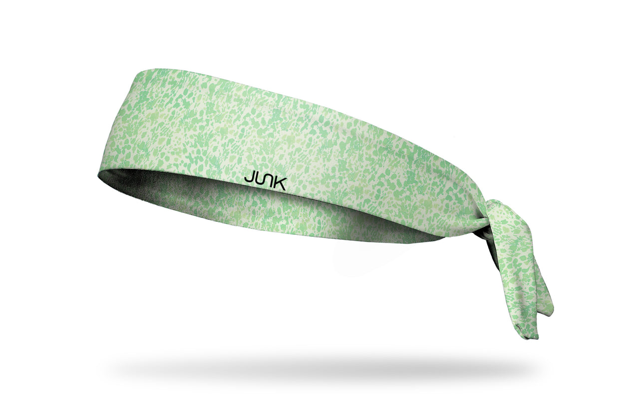 Minty Print Flex Tie Headband