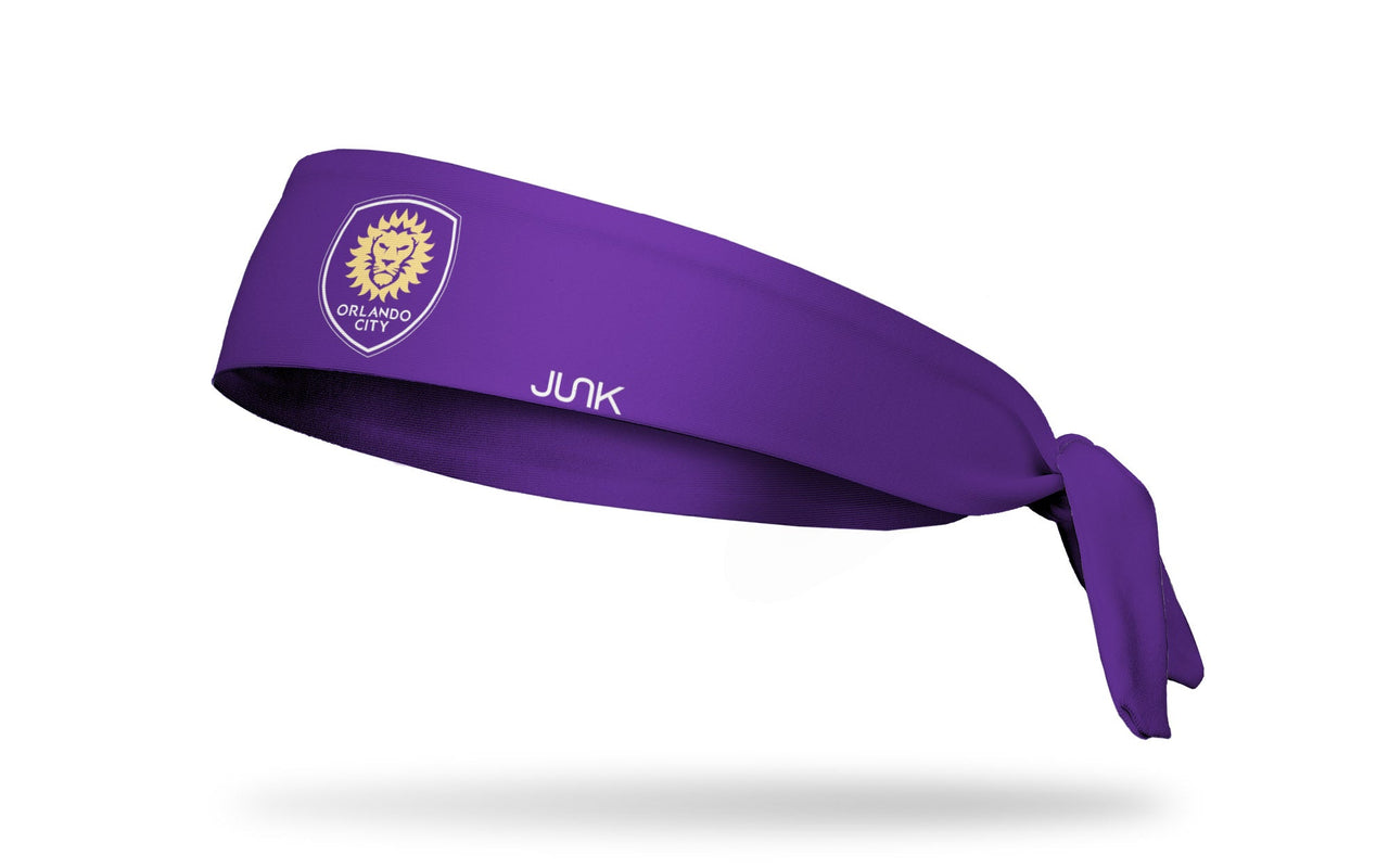 Orlando City: Logo Purple Flex Tie Headband