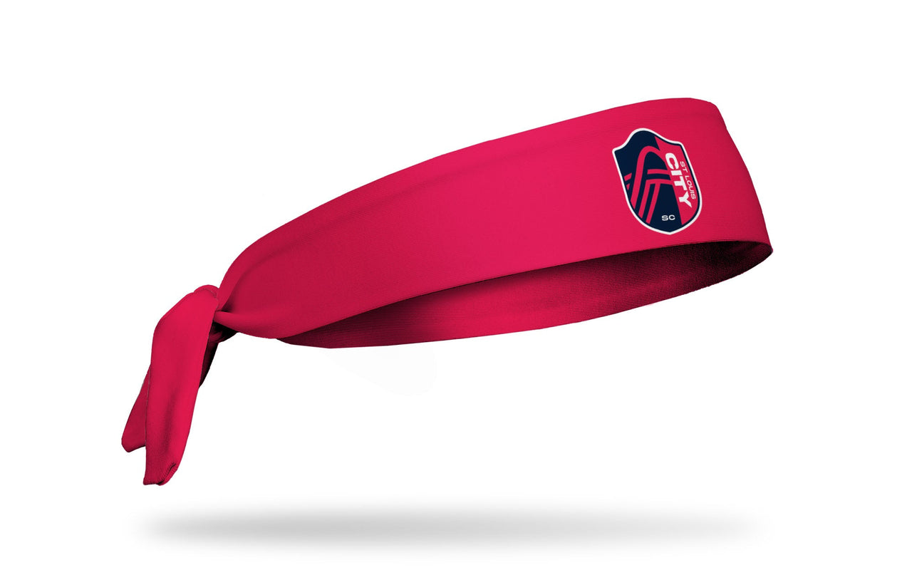 St. Louis CITY SC: Logo Red Flex Tie Headband