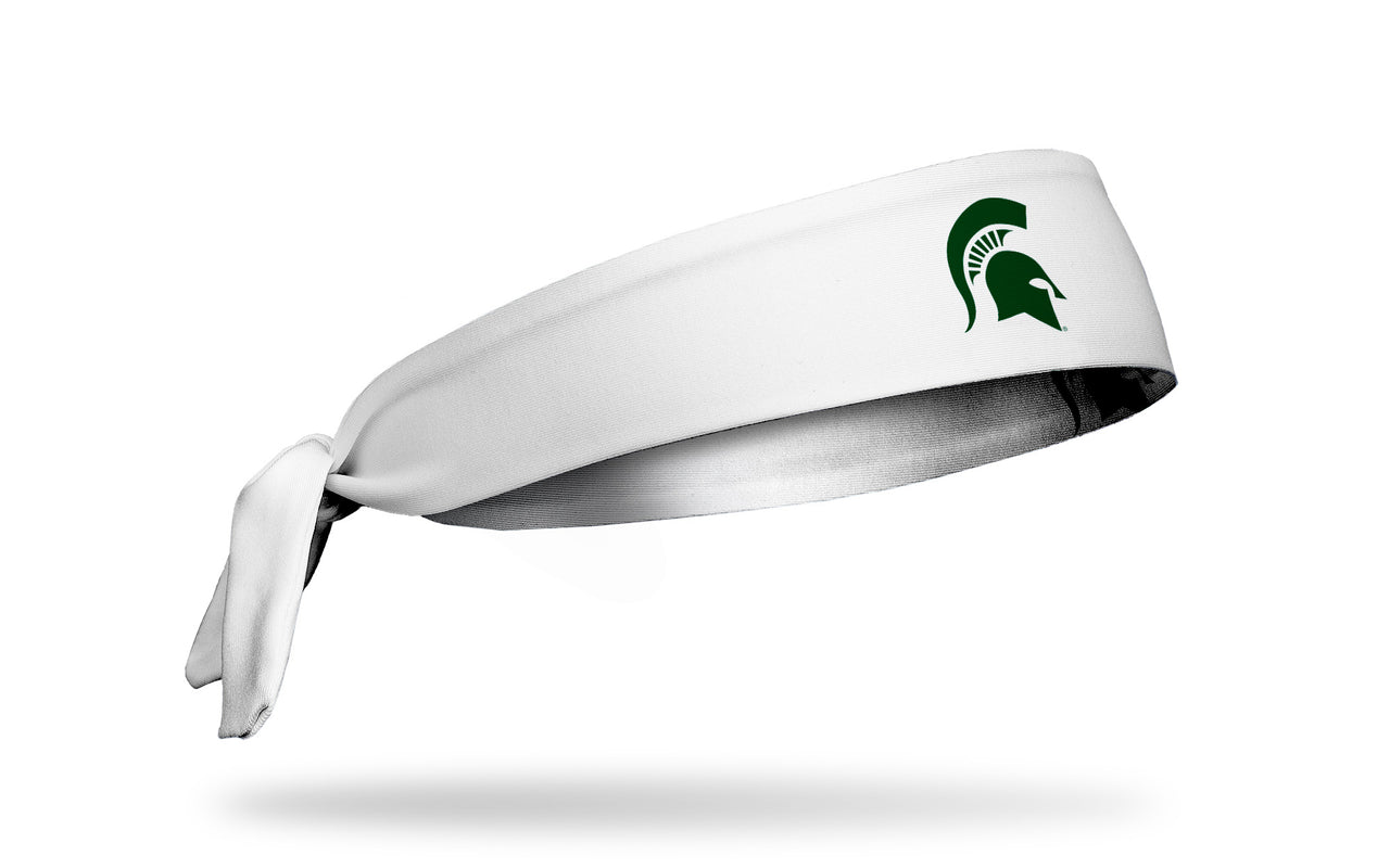 Michigan State University: Spartan White Tie Headband