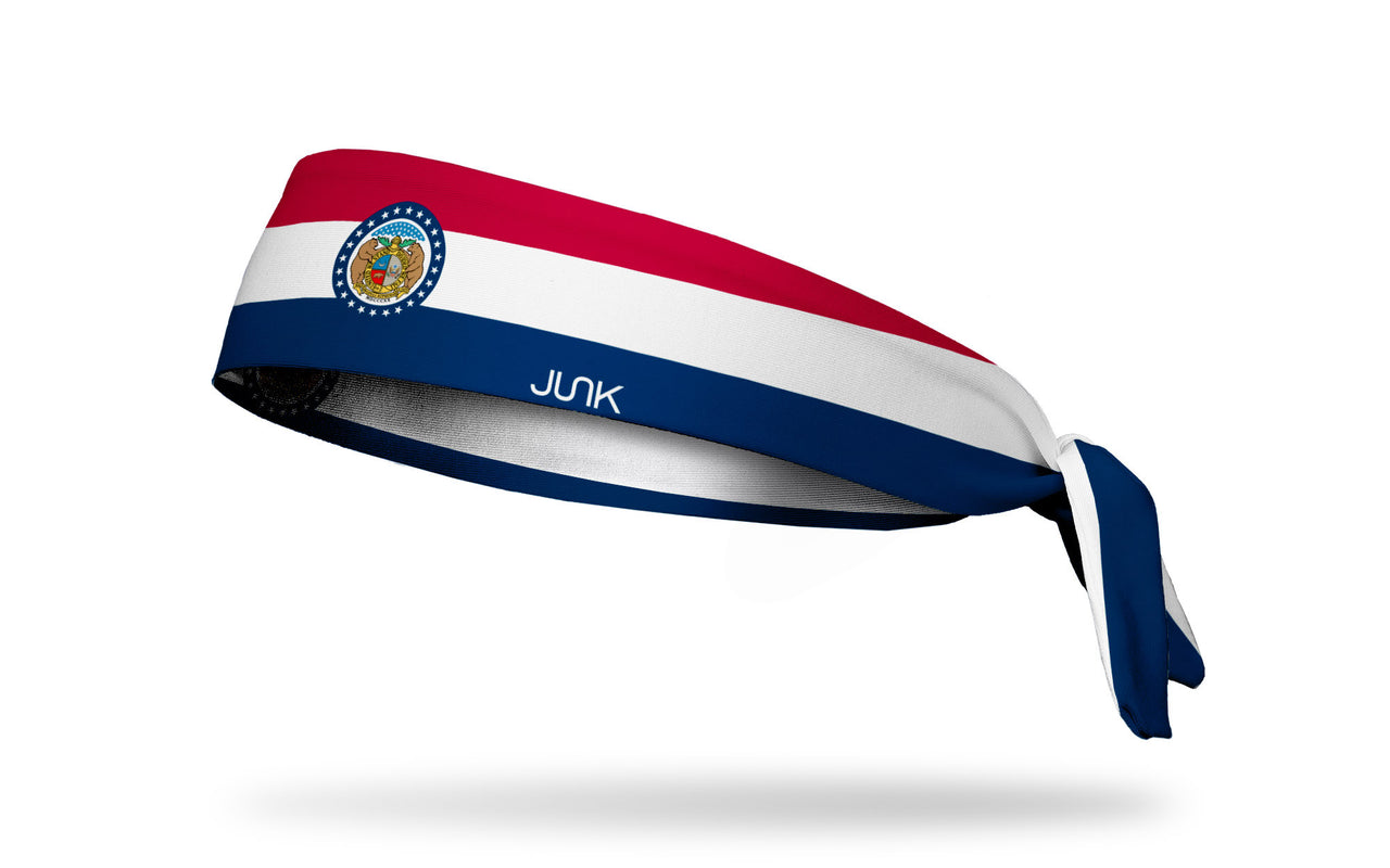 Missouri Flag Tie Headband