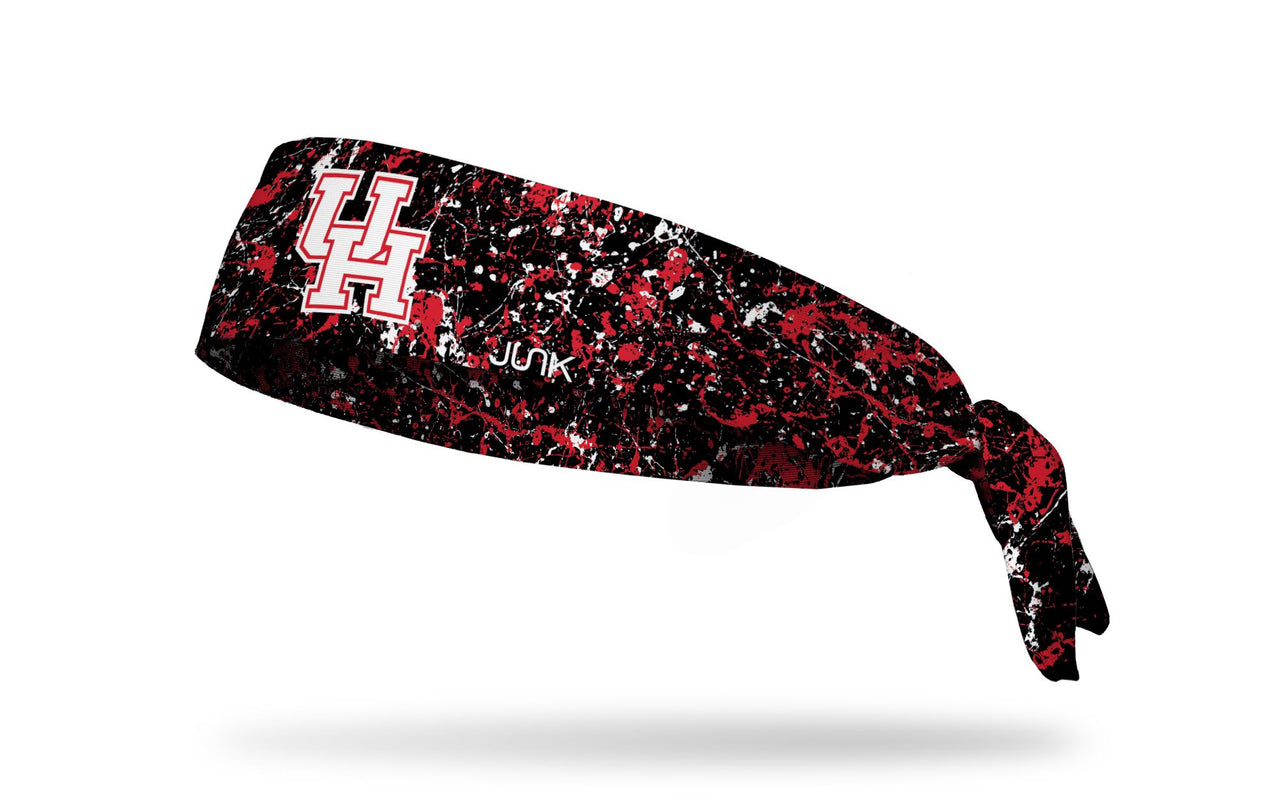 University of Houston: Splatter Black Tie Headband