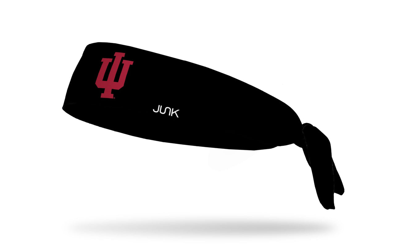 Indiana University: Logo Black Flex Tie Headband
