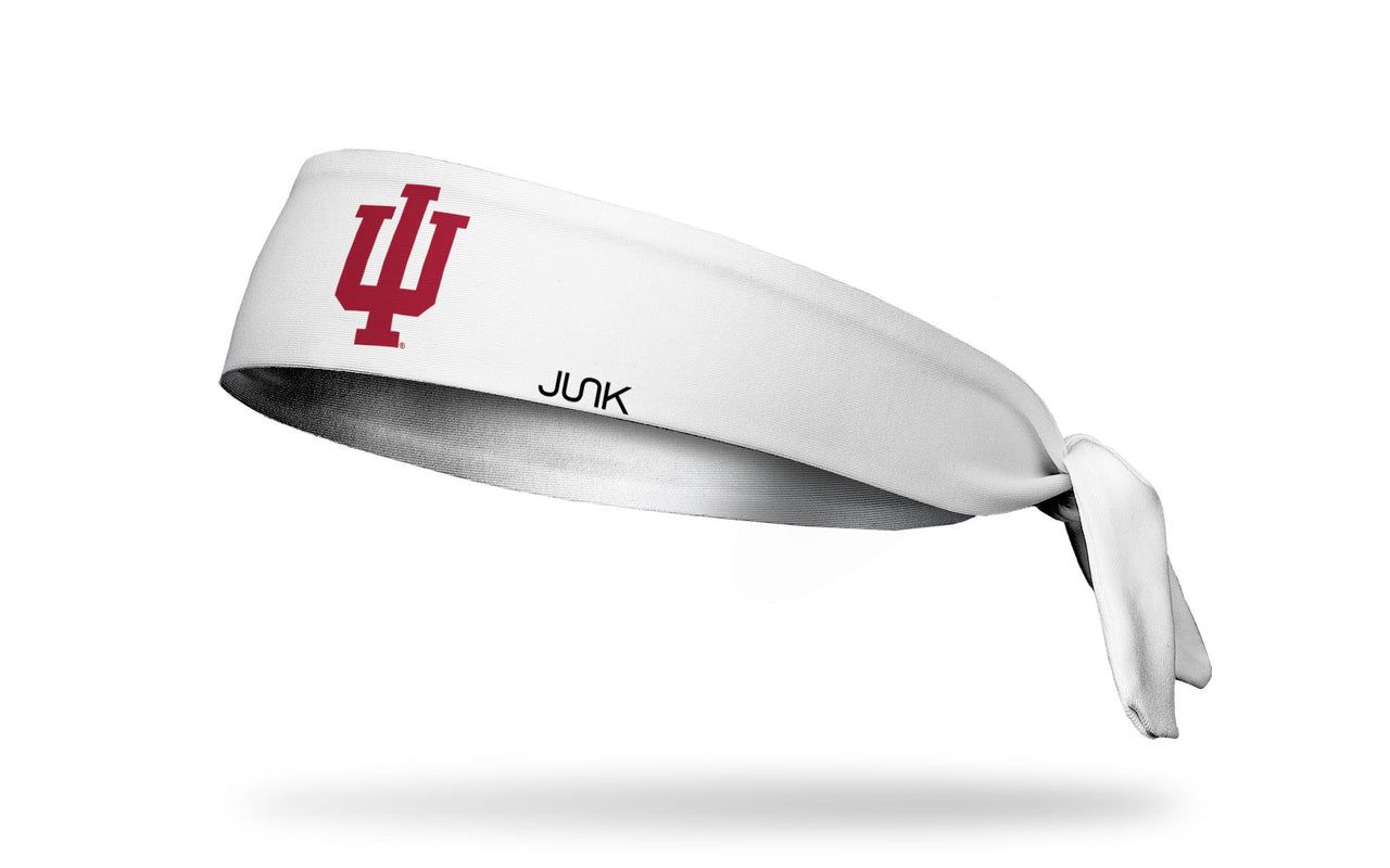 Indiana University: Logo White Flex Tie Headband
