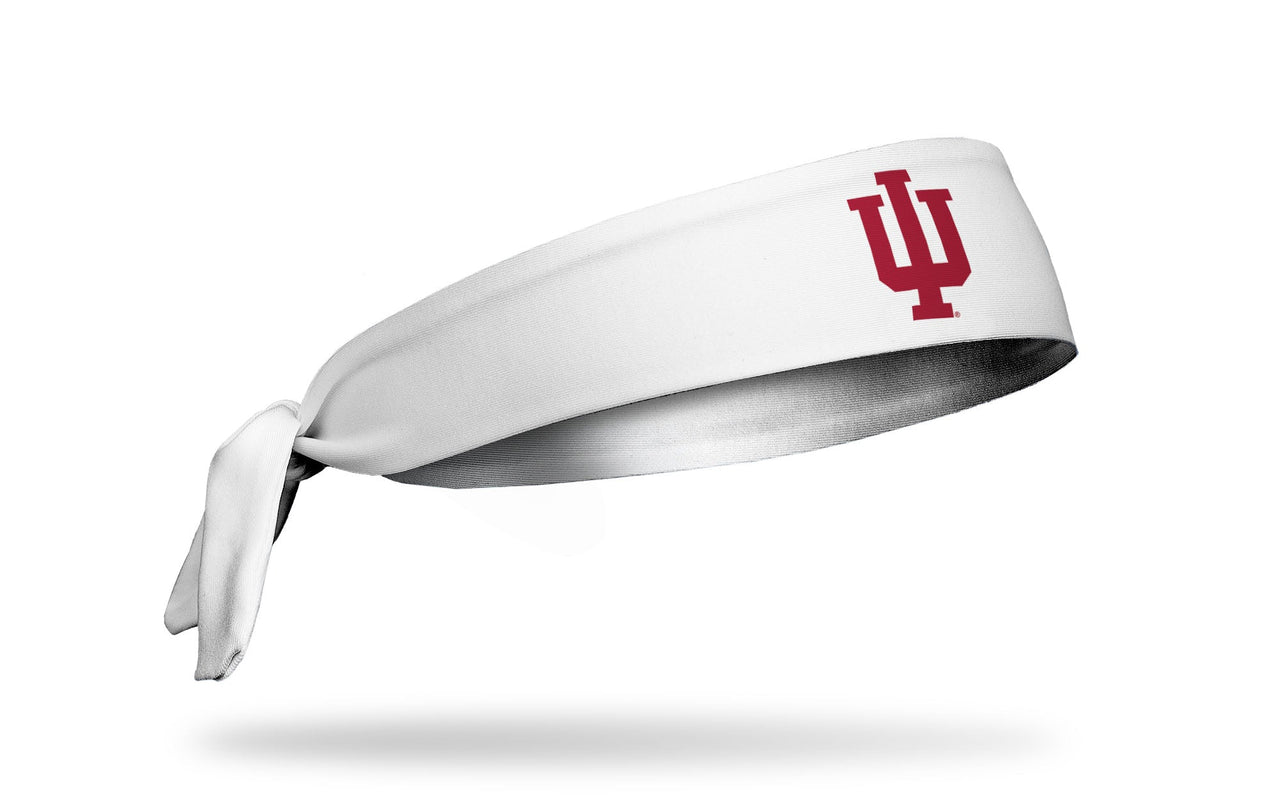 Indiana University: Logo White Flex Tie Headband