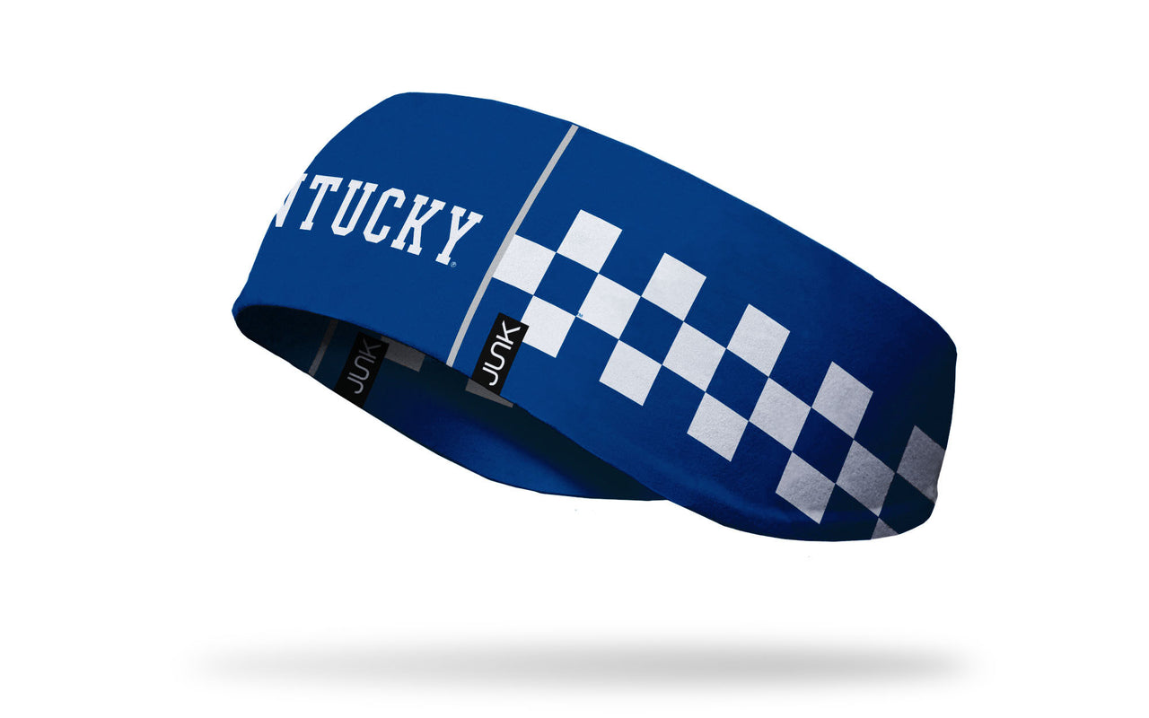 University of Kentucky: Checkered Ear Warmer