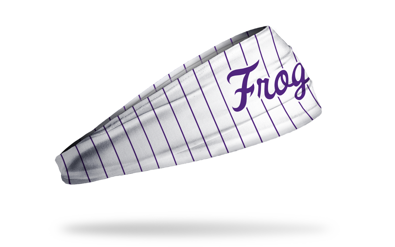 TCU: Frogs Script Pinstripe Big Bang Lite Headband
