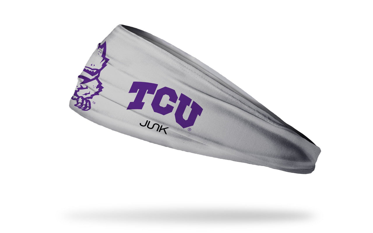 TCU: Oversized Frog Gray Headband