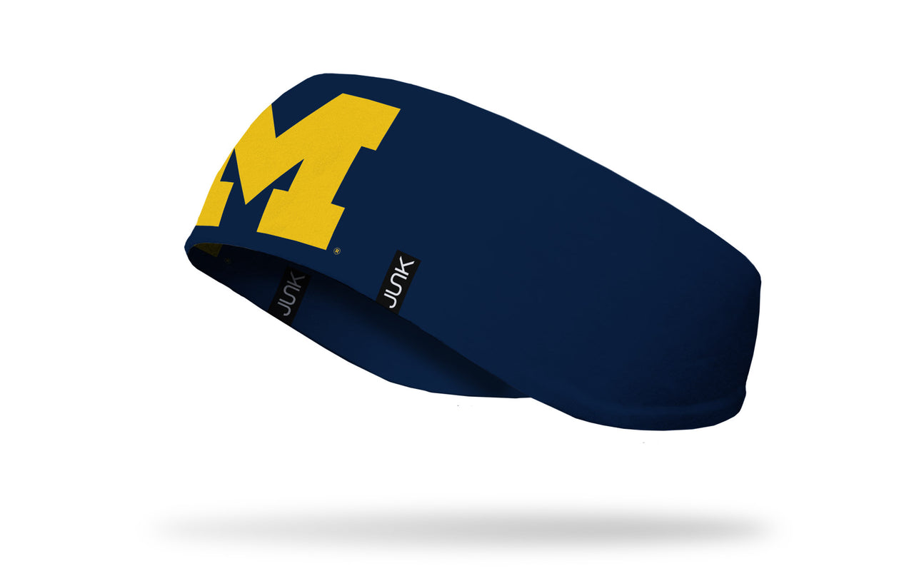 UMI University of Michigan Yellow M Ear Warmer
