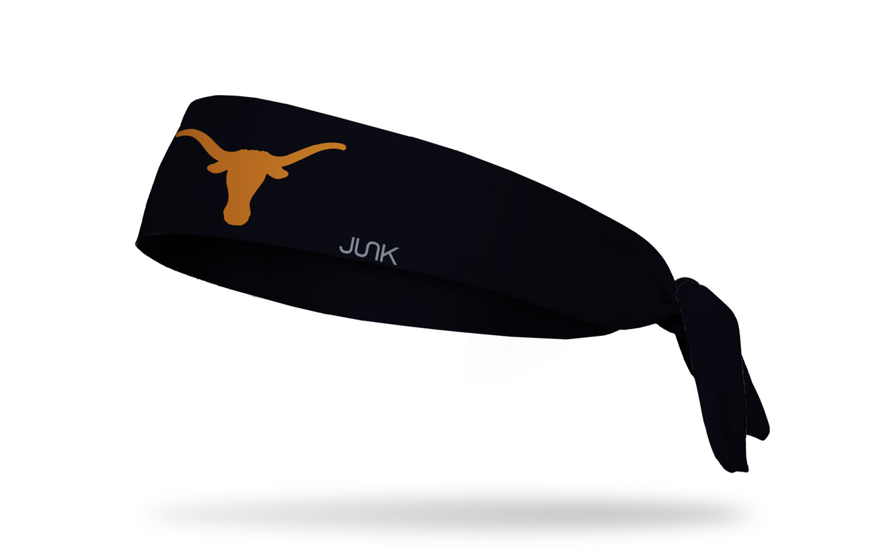 University of Texas: Logo Black Flex Tie Headband