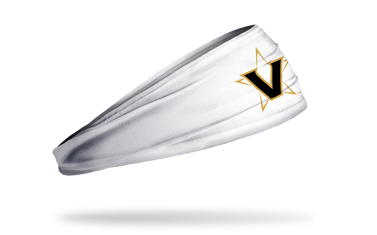 Vanderbilt University: Logo White Big Bang Lite Headband
